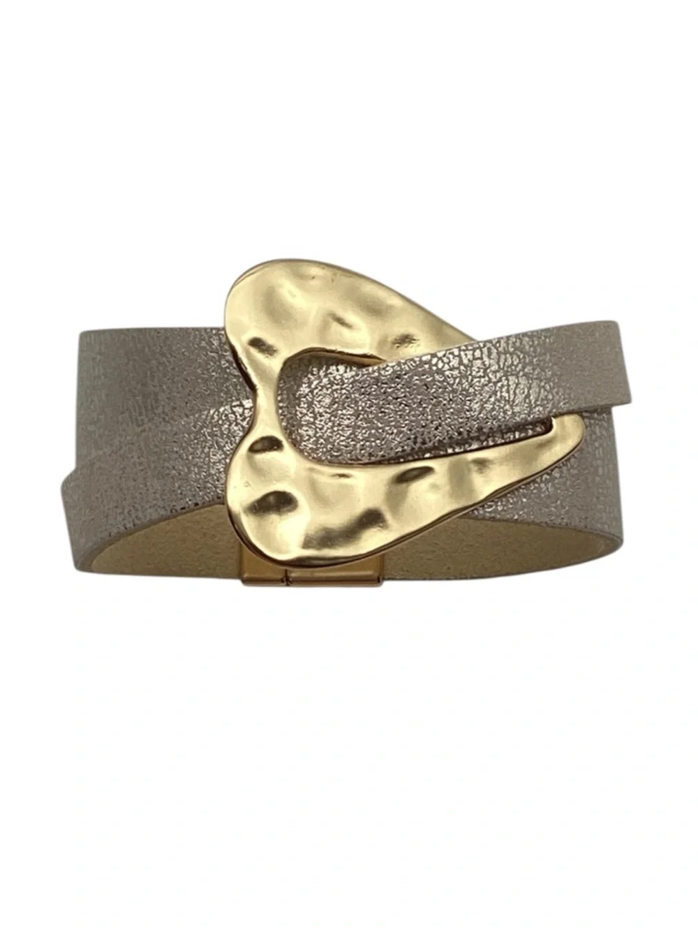 Shiny Luxe City Embrace Gold Double Strand Magnetic Bracelet (NWT)